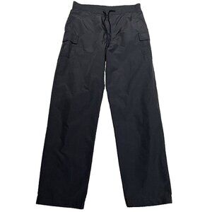 Vintage Athco Men's Ripstop Activewear Pants Size Medium Black Cargo Pockets 90s